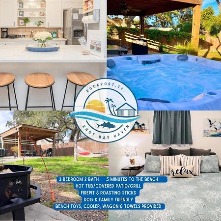 Вилла Knot Bay Haven, Dog Friendly, Hot Tub, Fenced Yard, Patio And Grill, 3 Br Рокпорт Экстерьер фото